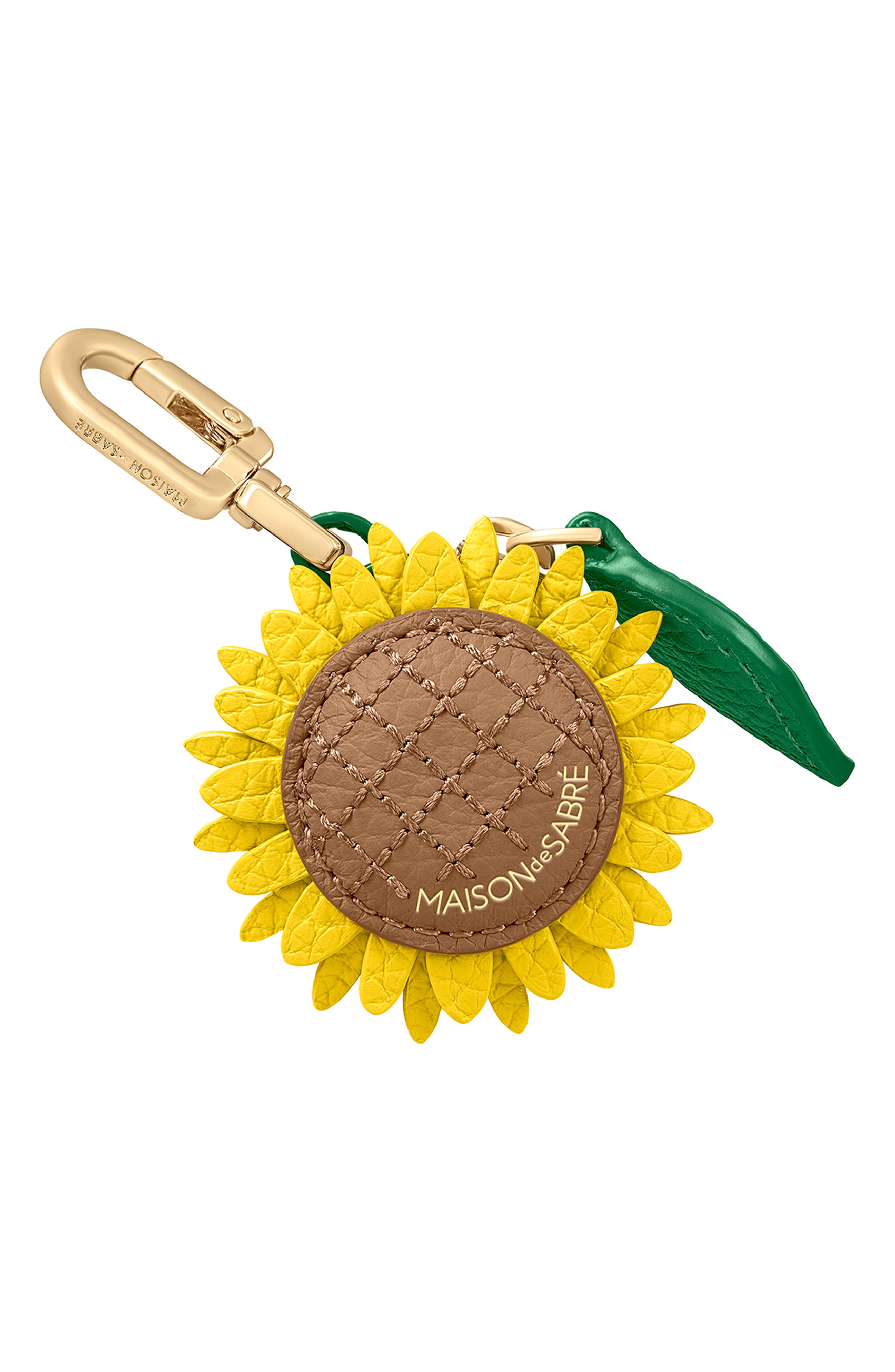 The SABRÉMOJI Bloom Charm, Main, color, Sunflower