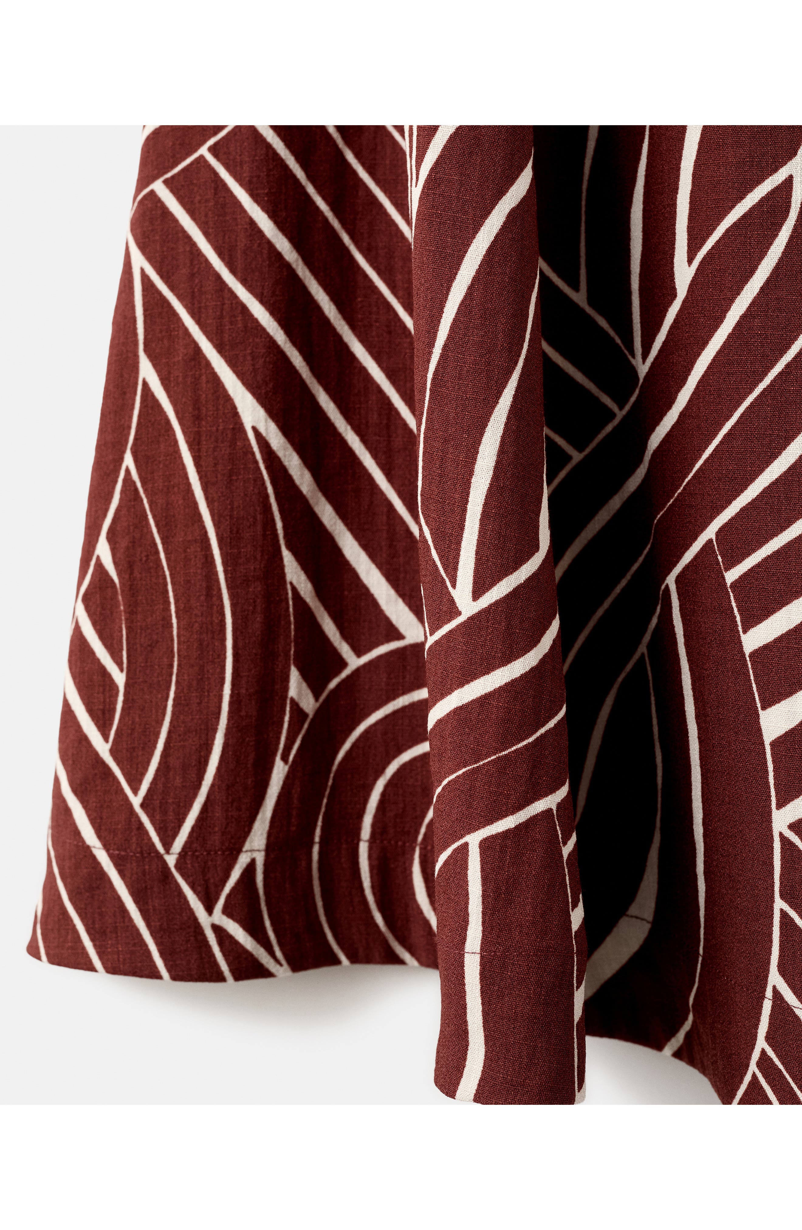 Geometric Print Midi Skirt - image 2
