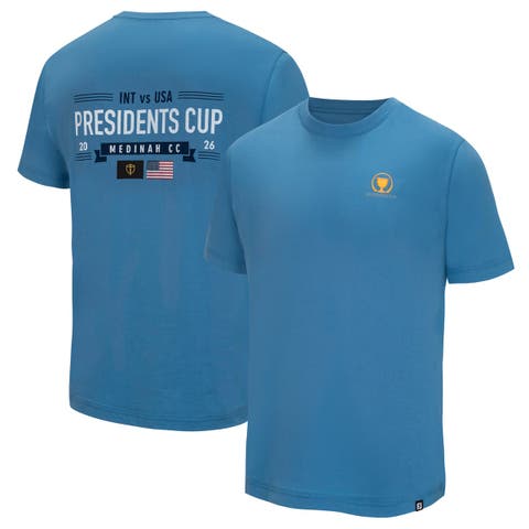 Men's FootJoy Light Blue Presidents Cup 2026 President's Cup T-Shirt