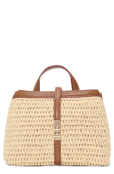 Mini Astor Diamond Quilted Top Handle Bag