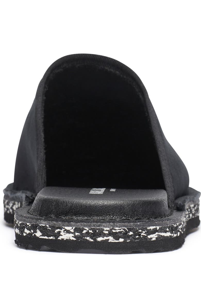 KARL LAGERFELD PARIS Embroidered Logo Velvet Slipper, Alternate, color,