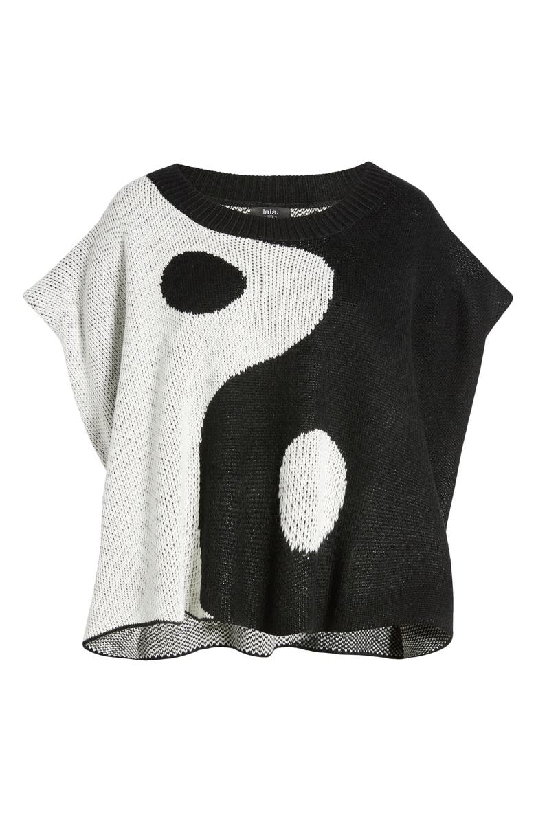 Dressed in Lala Yin & Yang Shoulder Pad Sweater, Alternate, color, 