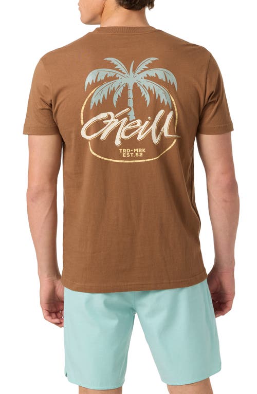 O'neill Home Grown Graphic T-shirt In Brown