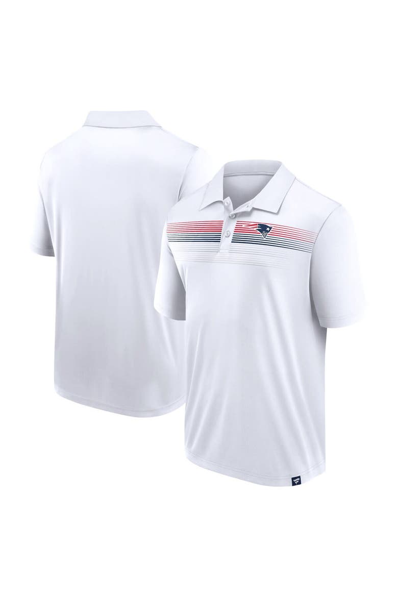 Men's Fanatics Branded White New England Patriots Victory For Us Interlock Polo, Main, color, White