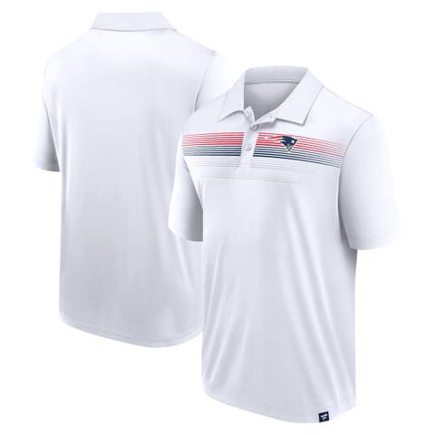 Men's Fanatics Branded White New England Patriots Victory For Us Interlock Polo