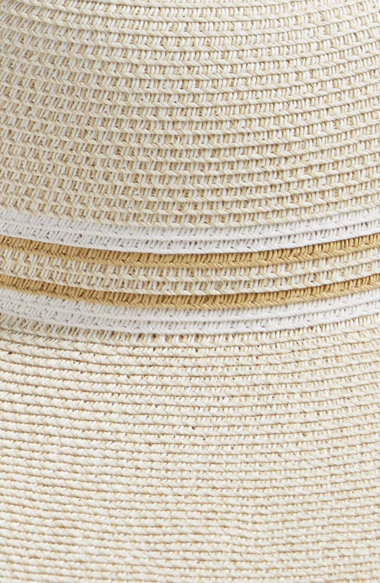 Hinge Stripe Floppy Brim Sun Hat, Alternate, color,