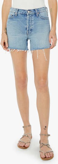 MOTHER The Skipper Short N Long Fray Shorts | Nordstrom