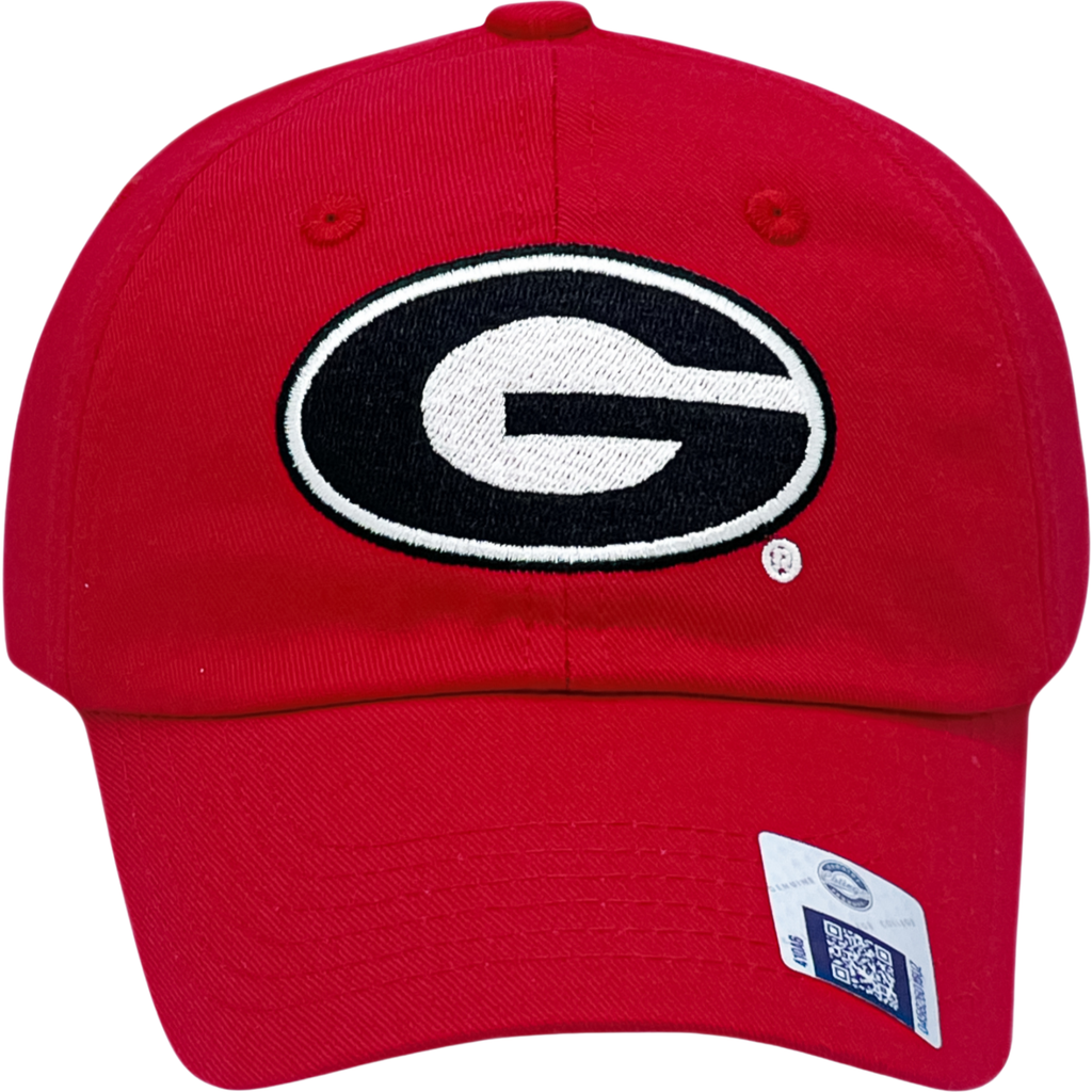 Bits & Bows Georgia Bulldogs Baseball Hat In Red