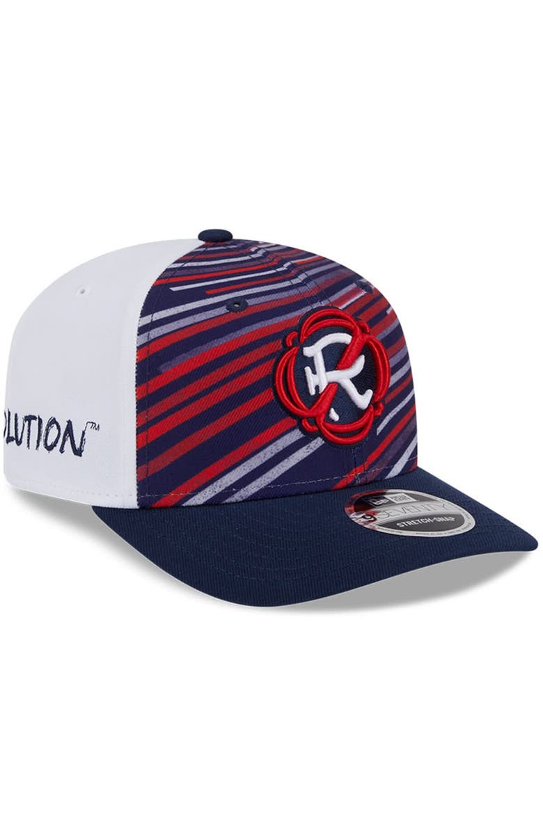 Men's New Era  Navy/White New England Revolution 2025 Third 9SEVENTY Stretch-Snap Hat, Alternate, color, Navy