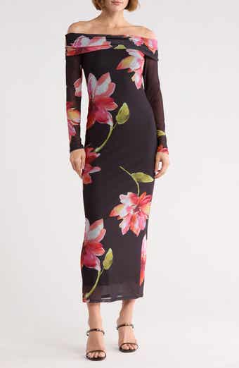 Madden Girl Off Shoulder Maxi Dress