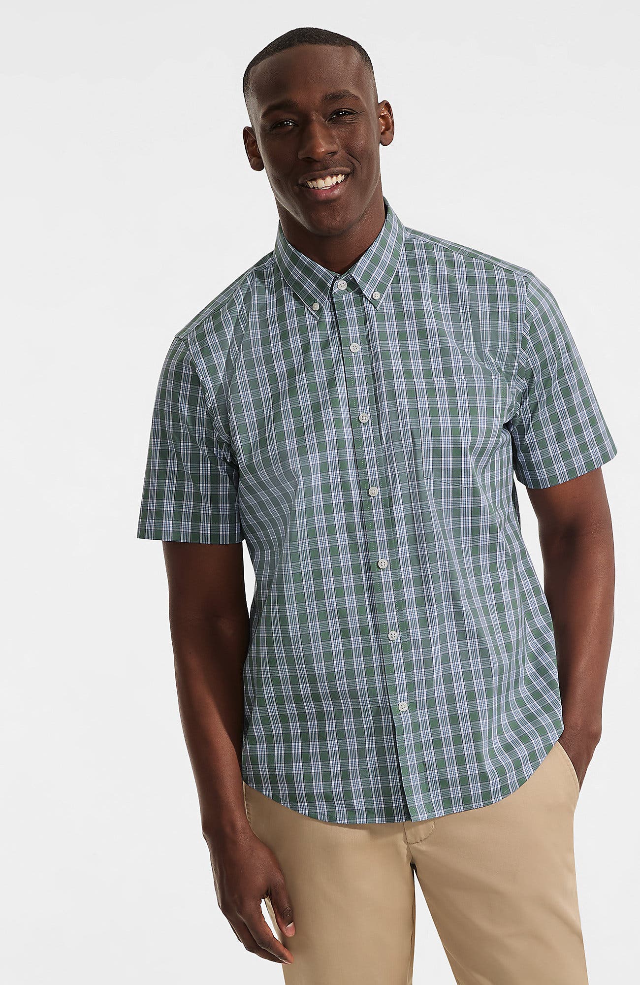 Eucalyptus/White Plaid