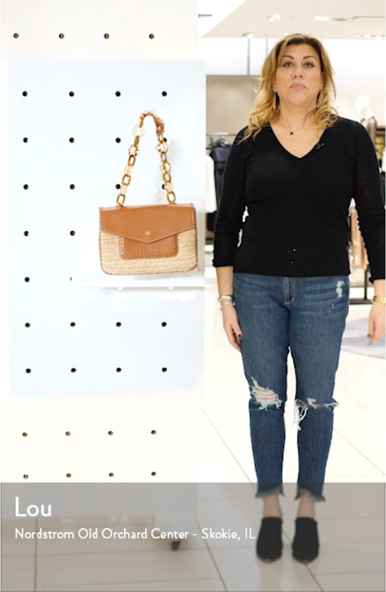 Las Olas Leather Trim Shoulder Bag, sales video thumbnail