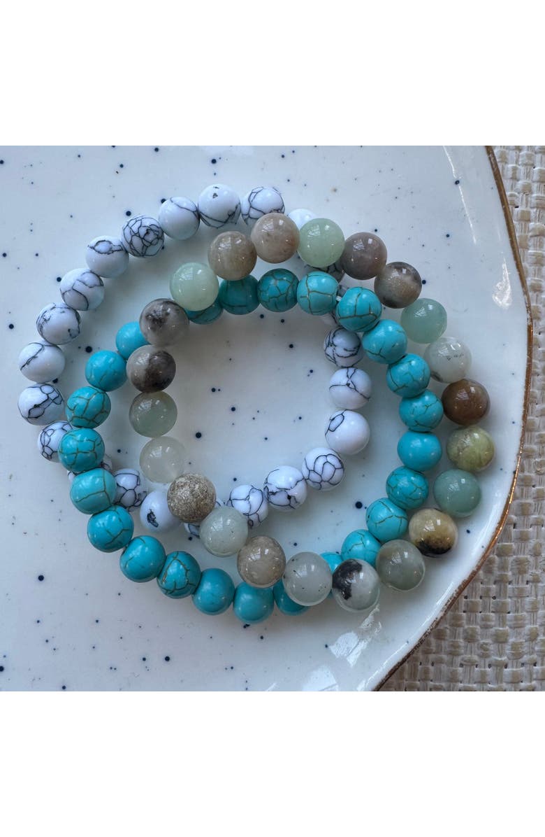 Erin McDermott Jewelry Tranquility Trio Stack, Alternate, color, Blue