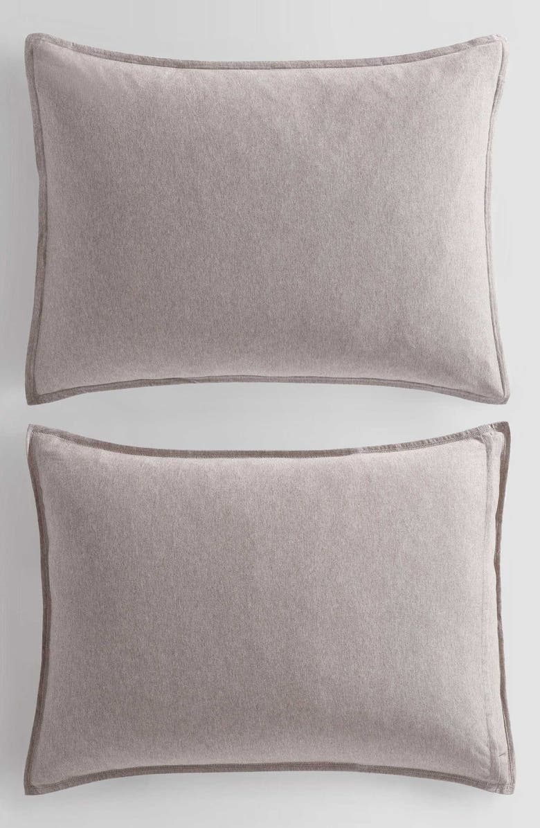 Calvin Klein Modern Mélange Duvet Cover & Shams Set, Alternate, color, Medium / Dark Brown