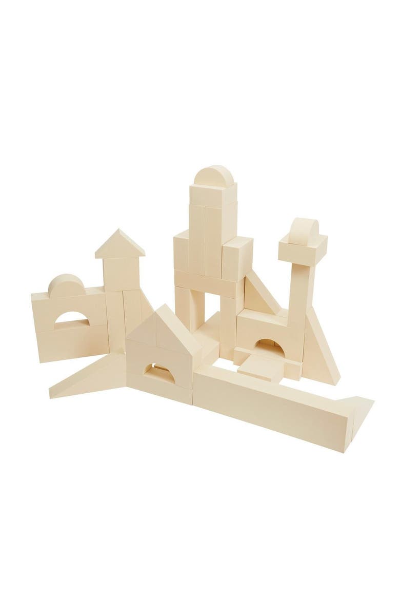 Kaplan Early Learning Company Jumbo Foam Blocks - Natural - 36 Pieces, Main, color, Beige