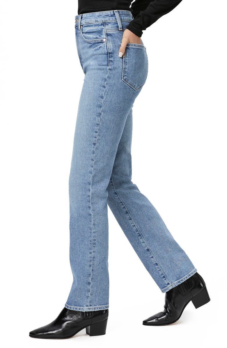 PAIGE Stella High Waist Straight Leg Jeans, Alternate, color,