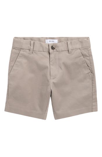 Reiss Kids' Chino Shorts In Gray