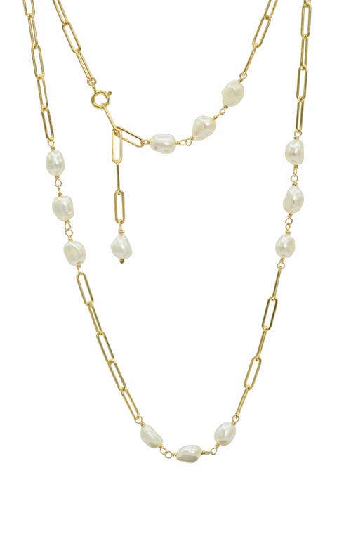 Albisia Veda Pearl Necklace In 14k Gold Filled