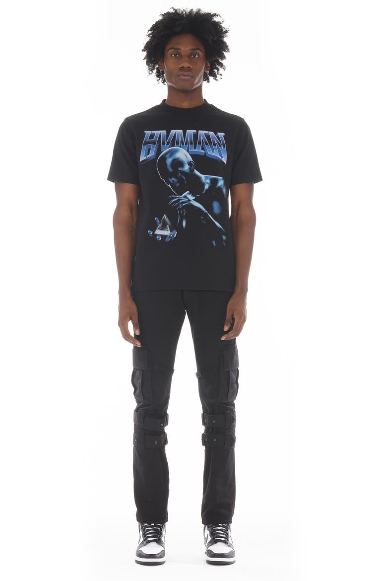 Novelty Graphic Print Cotton T-Shirt, Alternate, color, BLACK