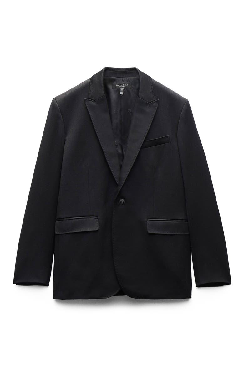 Butler Wool Tuxedo Blazer, Alternate, color, BLACK