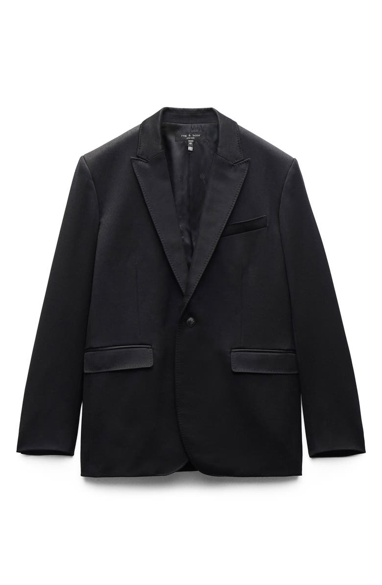 rag & bone Butler Wool Tuxedo Blazer, Alternate, color, Black