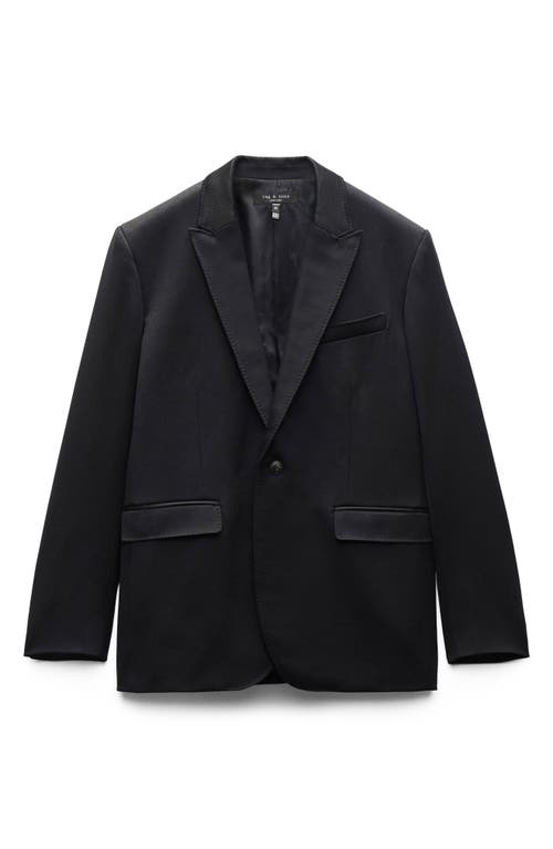 Rag & Bone Butler Wool Tuxedo Blazer In Black