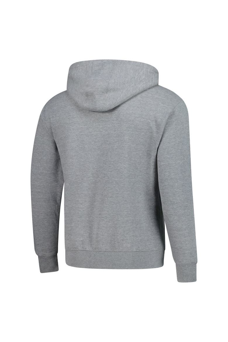 Men's Mitchell & Ness  Heather Gray Purdue Boilermakers Classic Arch Pullover Hoodie, Alternate, color, Heather Gray