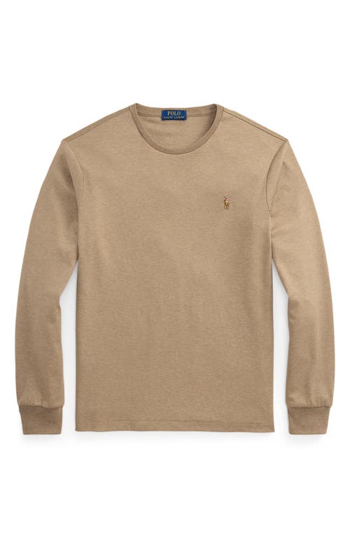 Polo Ralph Lauren Soft Touch Long Sleeve T-shirt In Gray