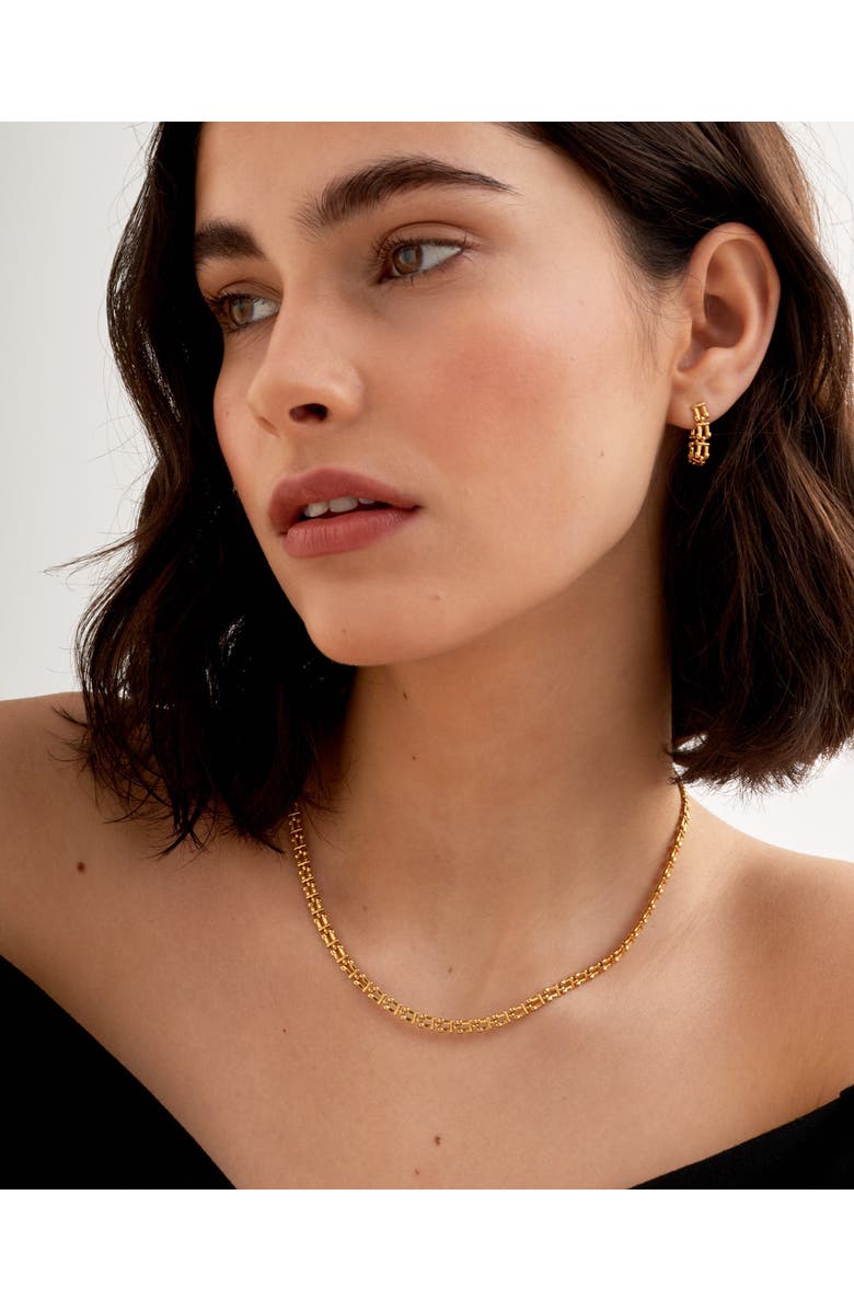 Katie Loxton Grecian Waterproof Gold Link Necklace, Alternate, color, Gold