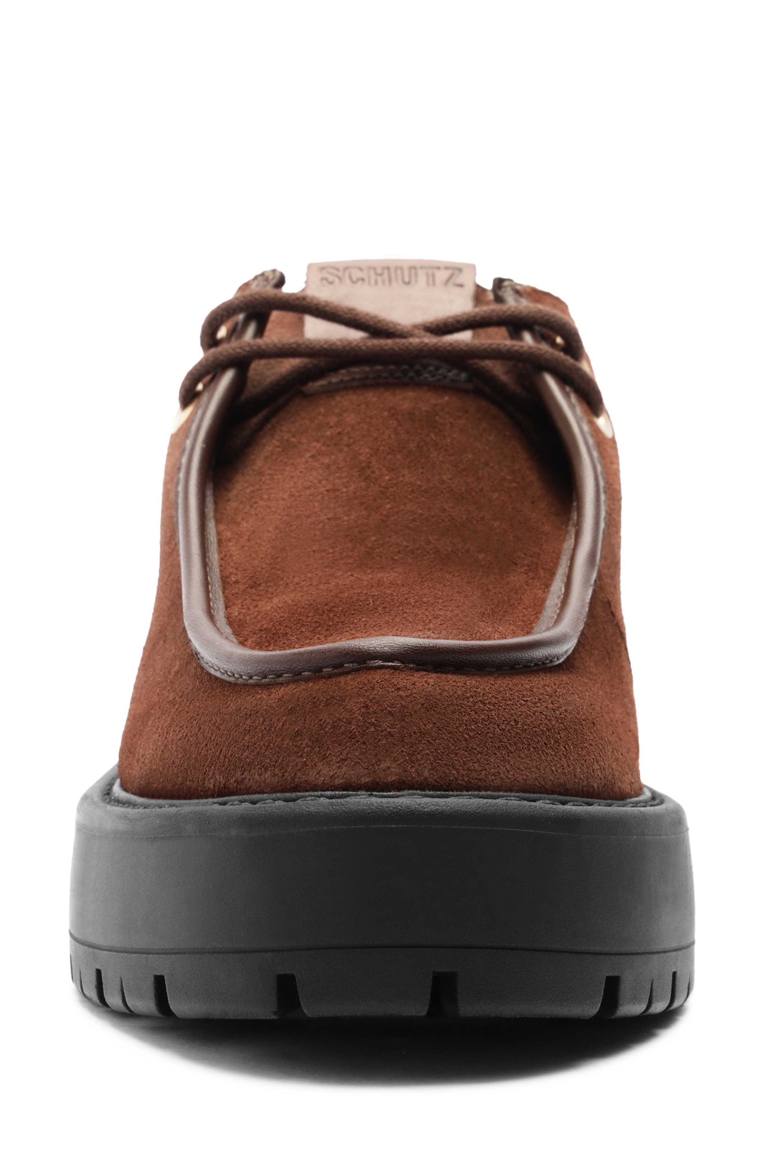 Schutz Cia Platform Loafer, Alternate, color, Root Brown