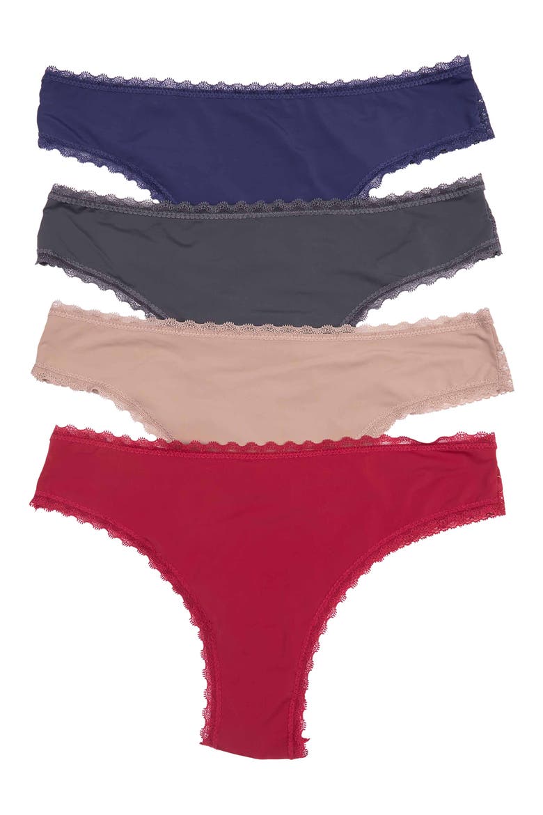 4-Pack Aliana Thong, Main, color, FASHION1