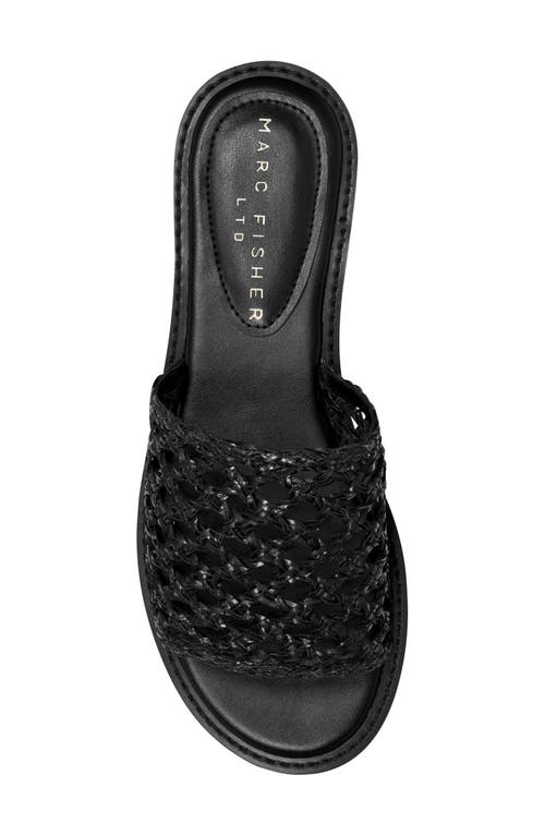 Marc Fisher Ltd Glynne Slide Sandal In Black