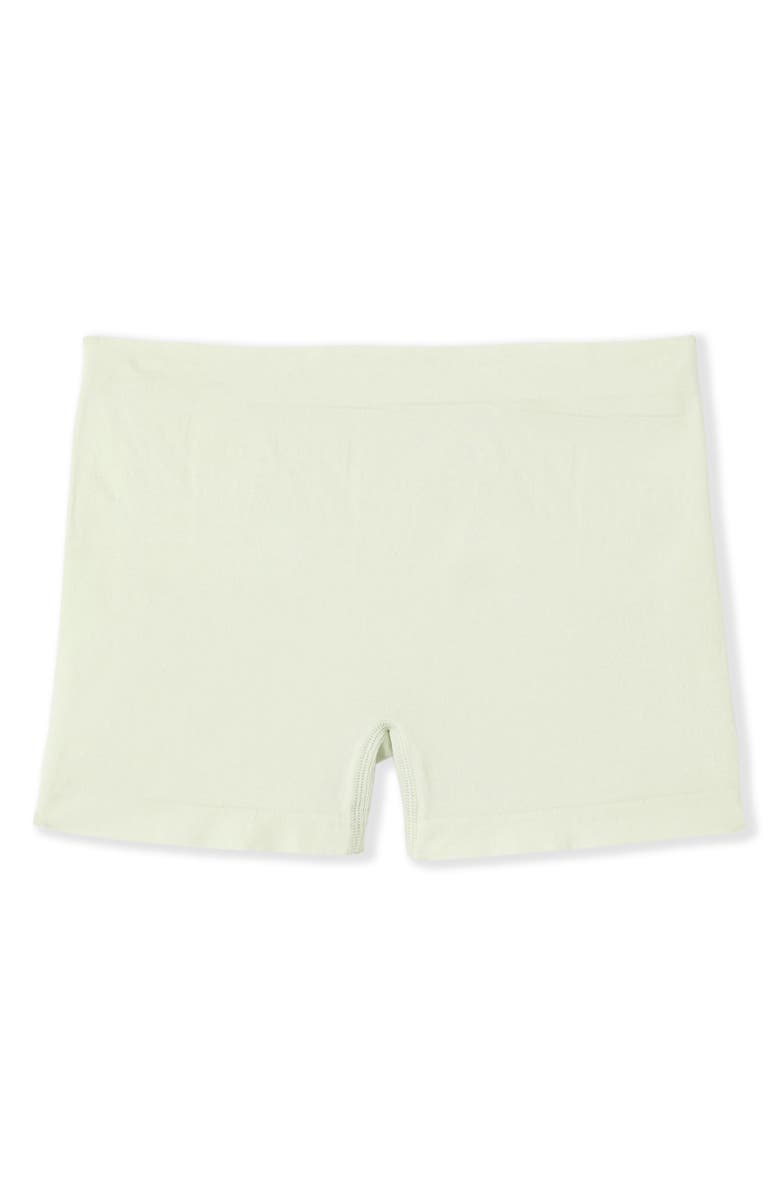 Etam Amande Seamless Cotton Blend Boyshorts, Alternate, color, Anise