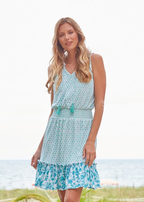 Cabana Life Smocked Waist Dress In Rosemary Beach