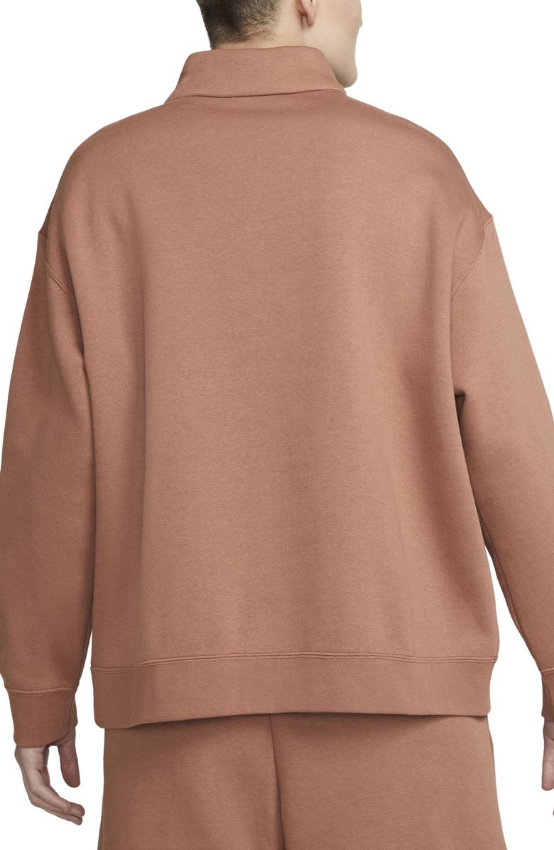 Nike Sportswear Quarter Zip Pullover, Alternate, color, Mineral Clay/ White