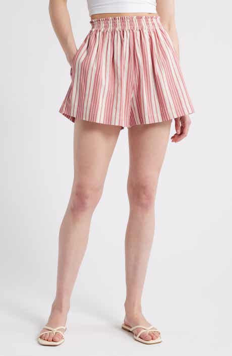 Faithfull the Brand Elva Stripe Cotton Shorts