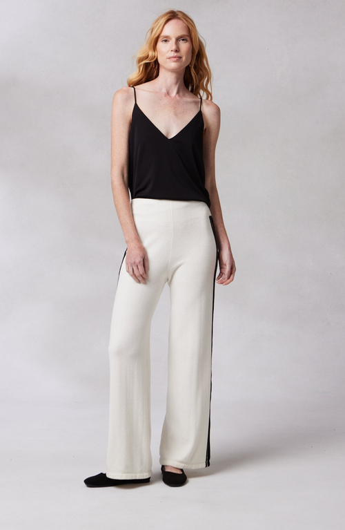 KASHWERE APPAREL PALAZZO TRACK PANTS