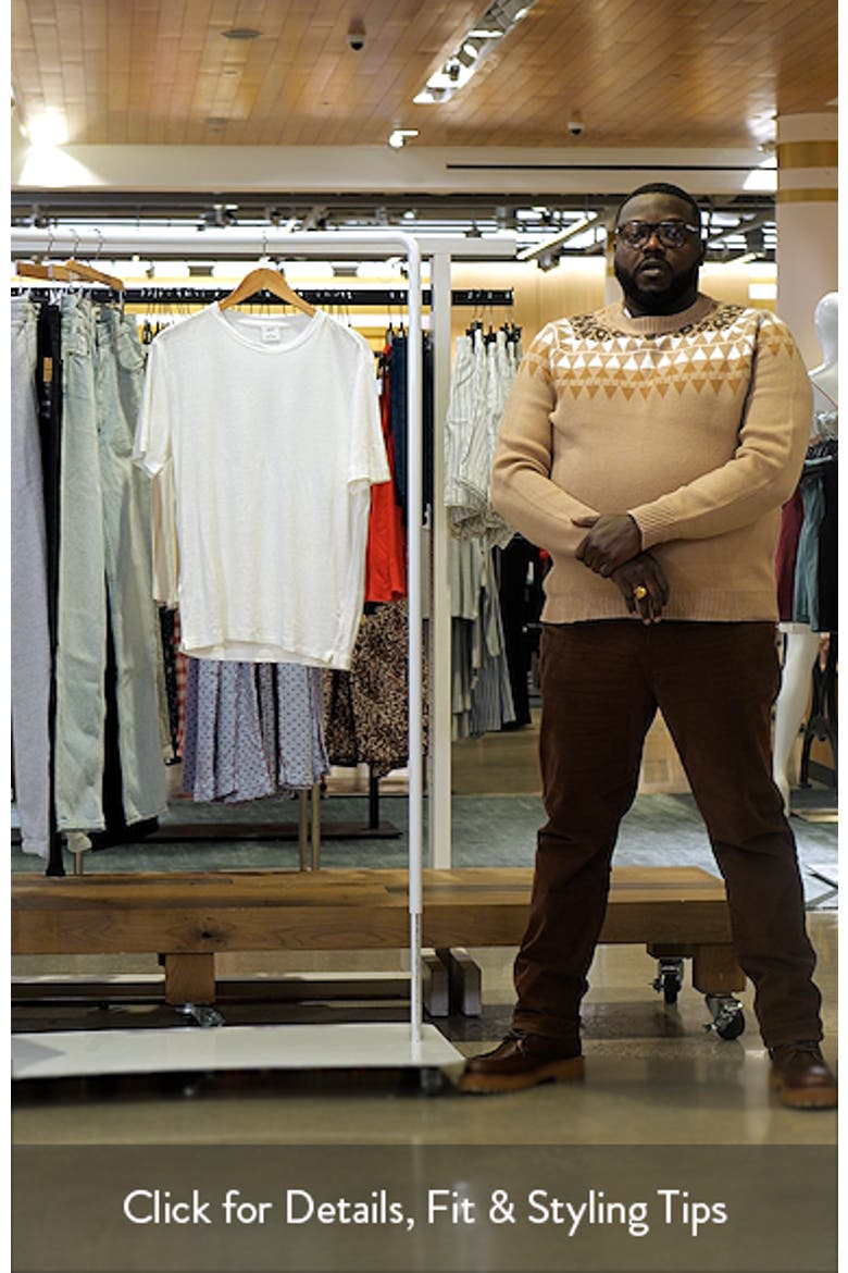 Slim Fit Linen Blend T-Shirt video