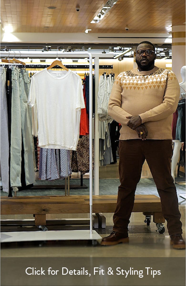 Slim Fit Linen Blend T-Shirt, sales video thumbnail