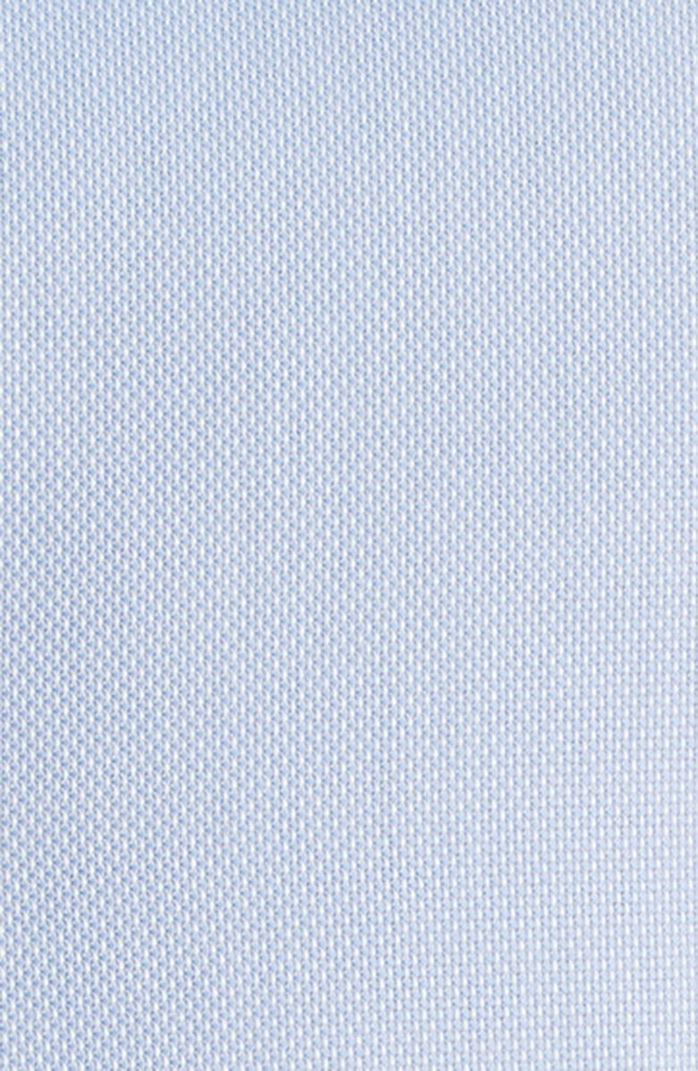ZANETTI Textured Oxford Dress Shirt, Alternate, color, Light Blue