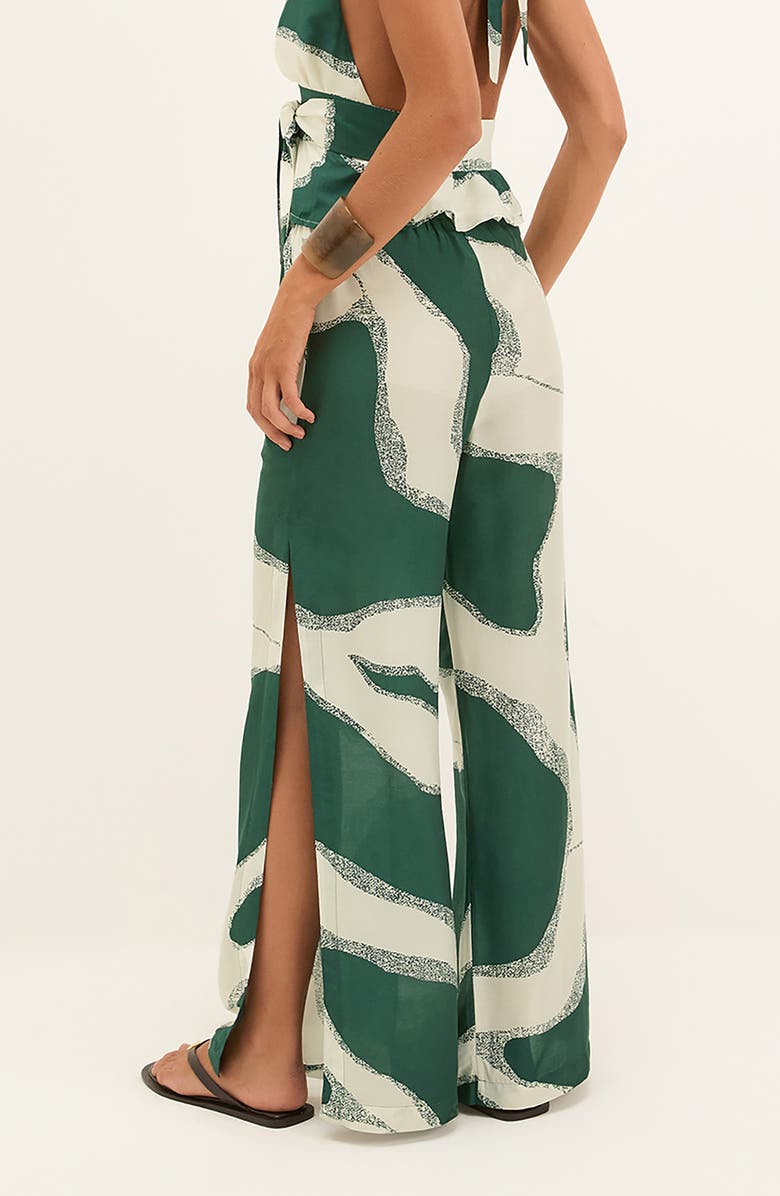 ViX Paula Hermanny Enigma Lea Slit Hem Cover-Up Pants, Alternate, color, Multi