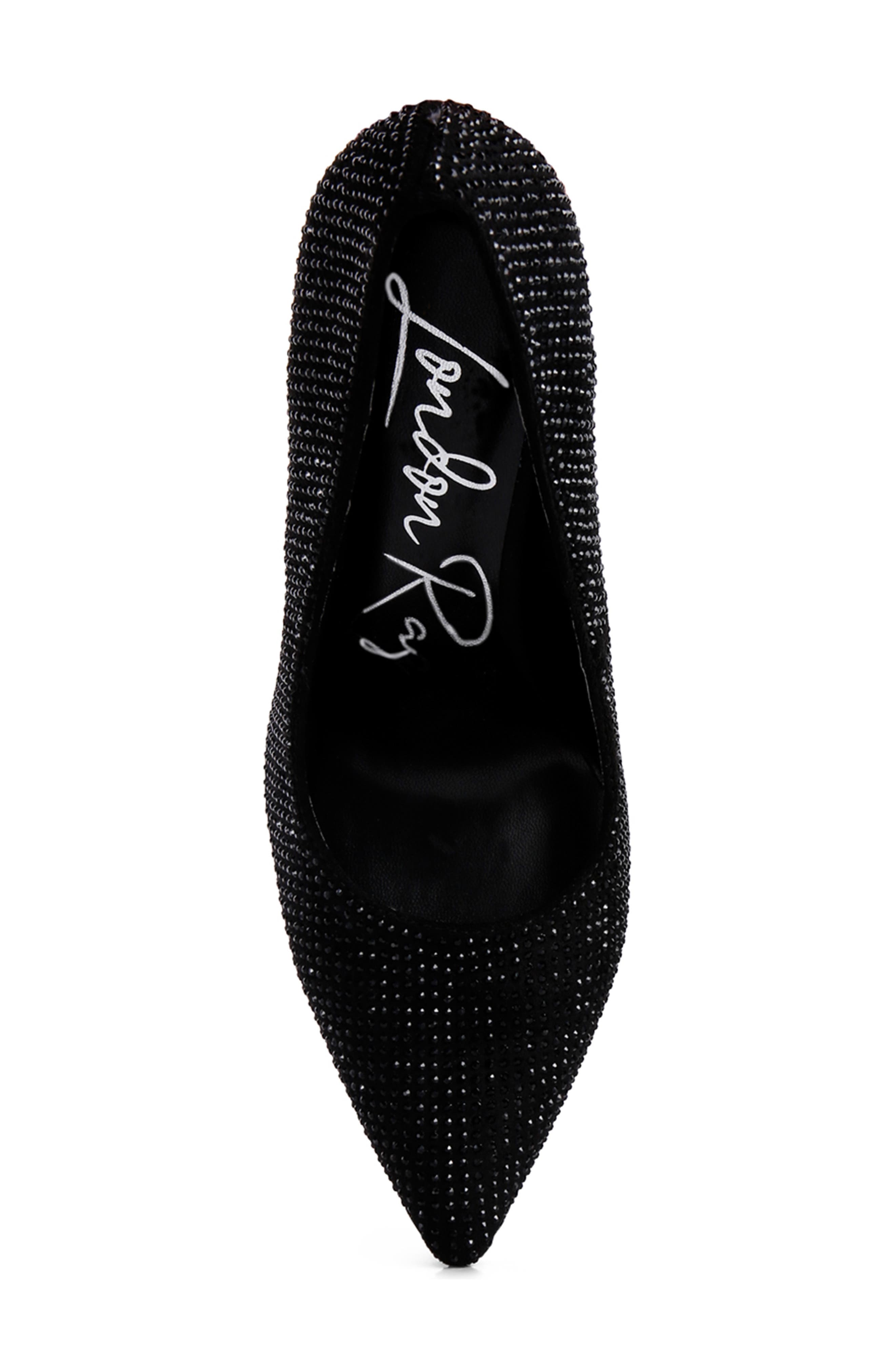 LONDON RAG Alter Ego Rhinestone Pump, Alternate, color, Black