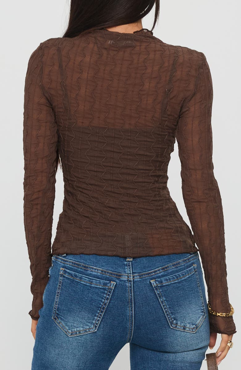 Princess Polly Fabiana Texture Layering Top, Alternate, color, 