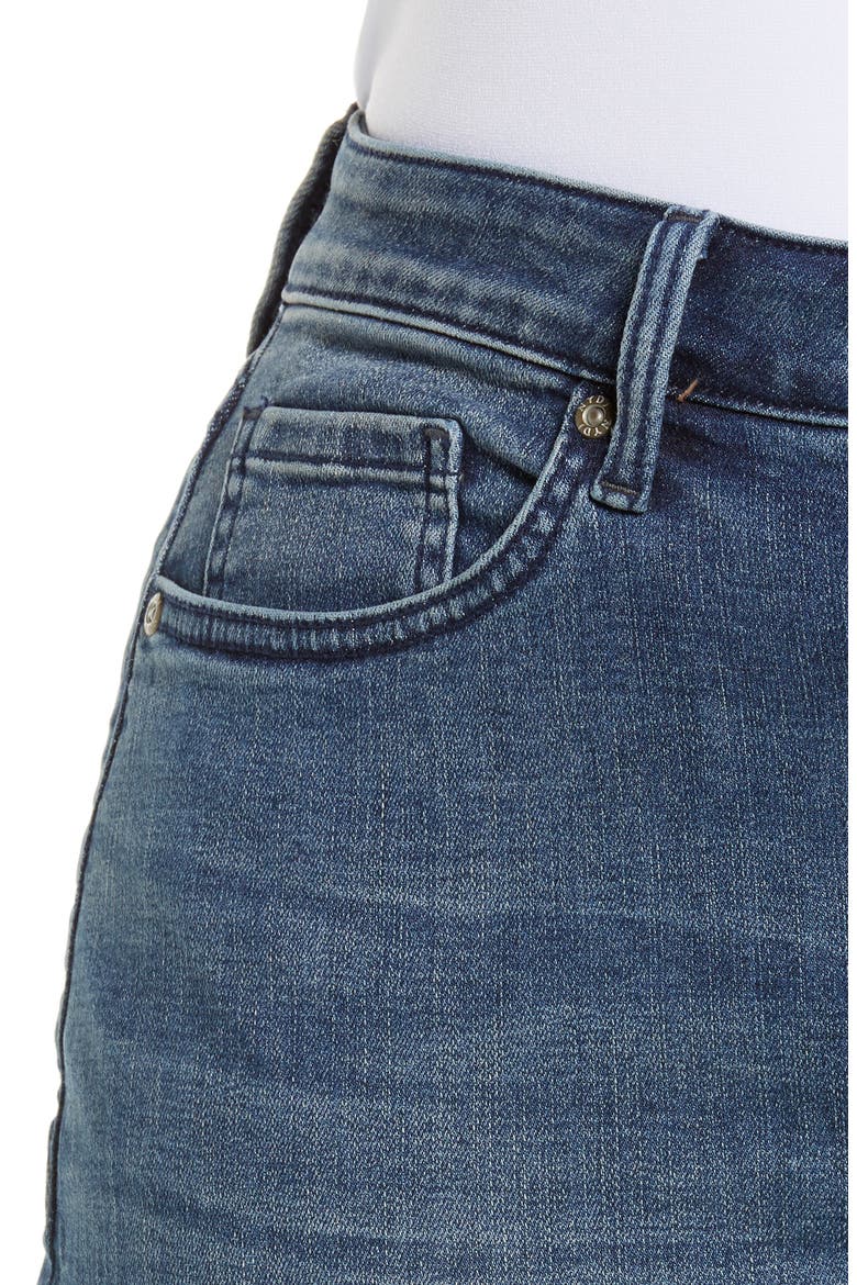 Teresa Fray Hem Wide Leg Jeans, Alternate, color, LAZARO