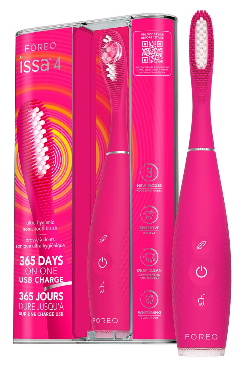 ISSA 4 Sonic Toothbrush, Alternate, color, FUCHSIA