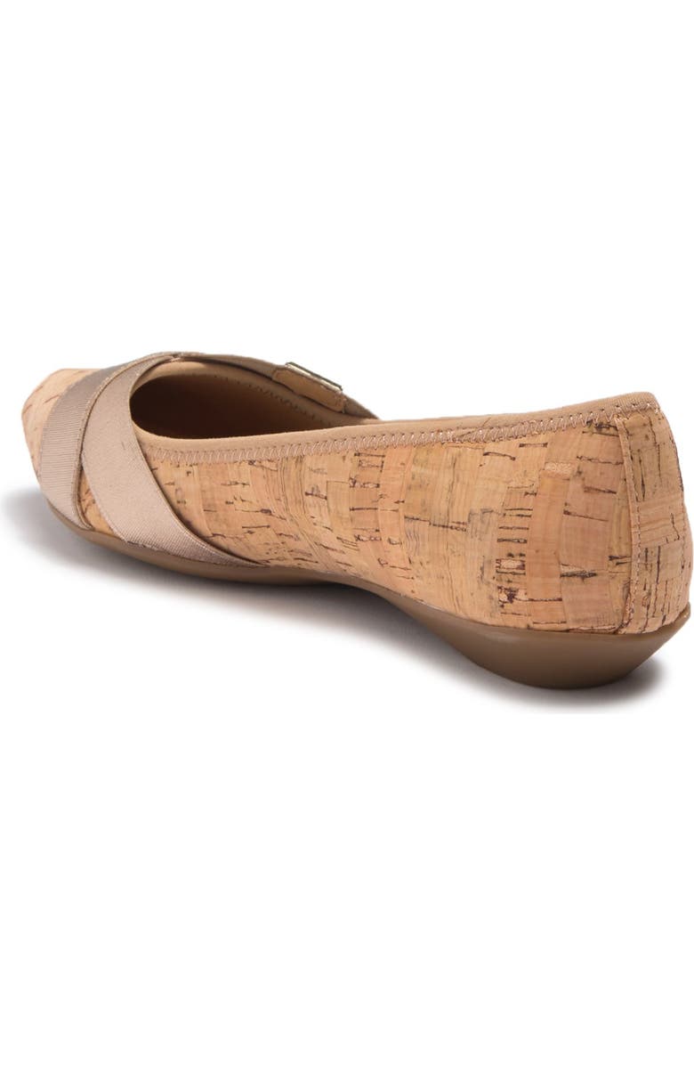 Anne Klein Ozella Pointed Toe Flat, Alternate, color,