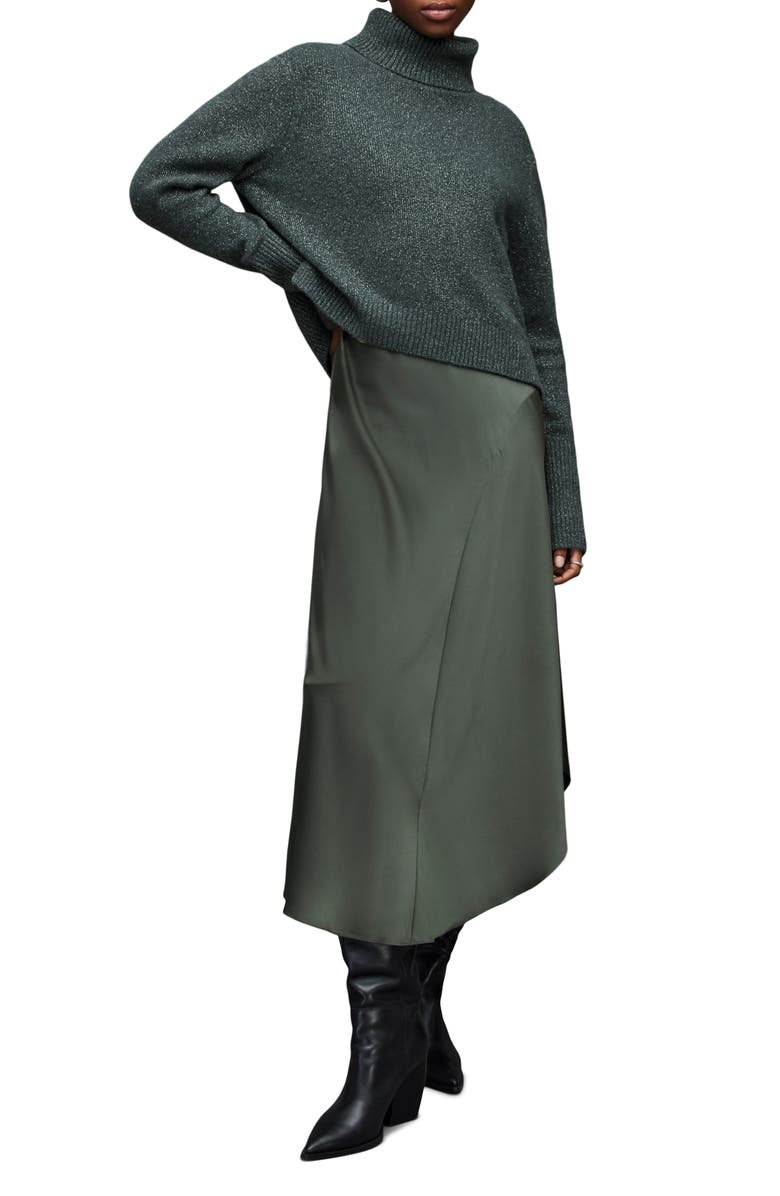 AllSaints Arta 2-in-1 Dress, Alternate, color,