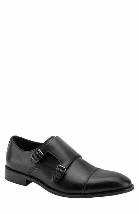 Lintoro Faux Leather Monk Strap Shoe