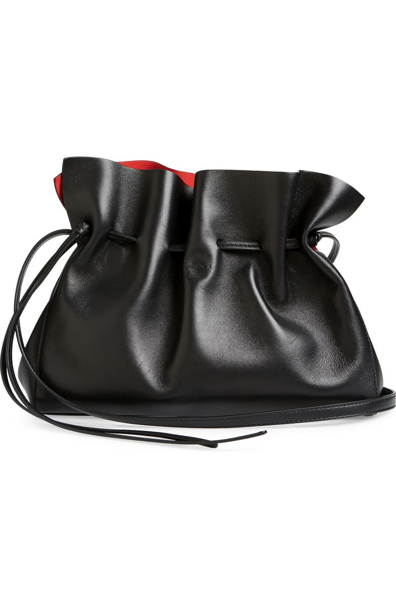 Mansur Gavriel Lambskin Leather Drawstring Bag, Alternate, color,
