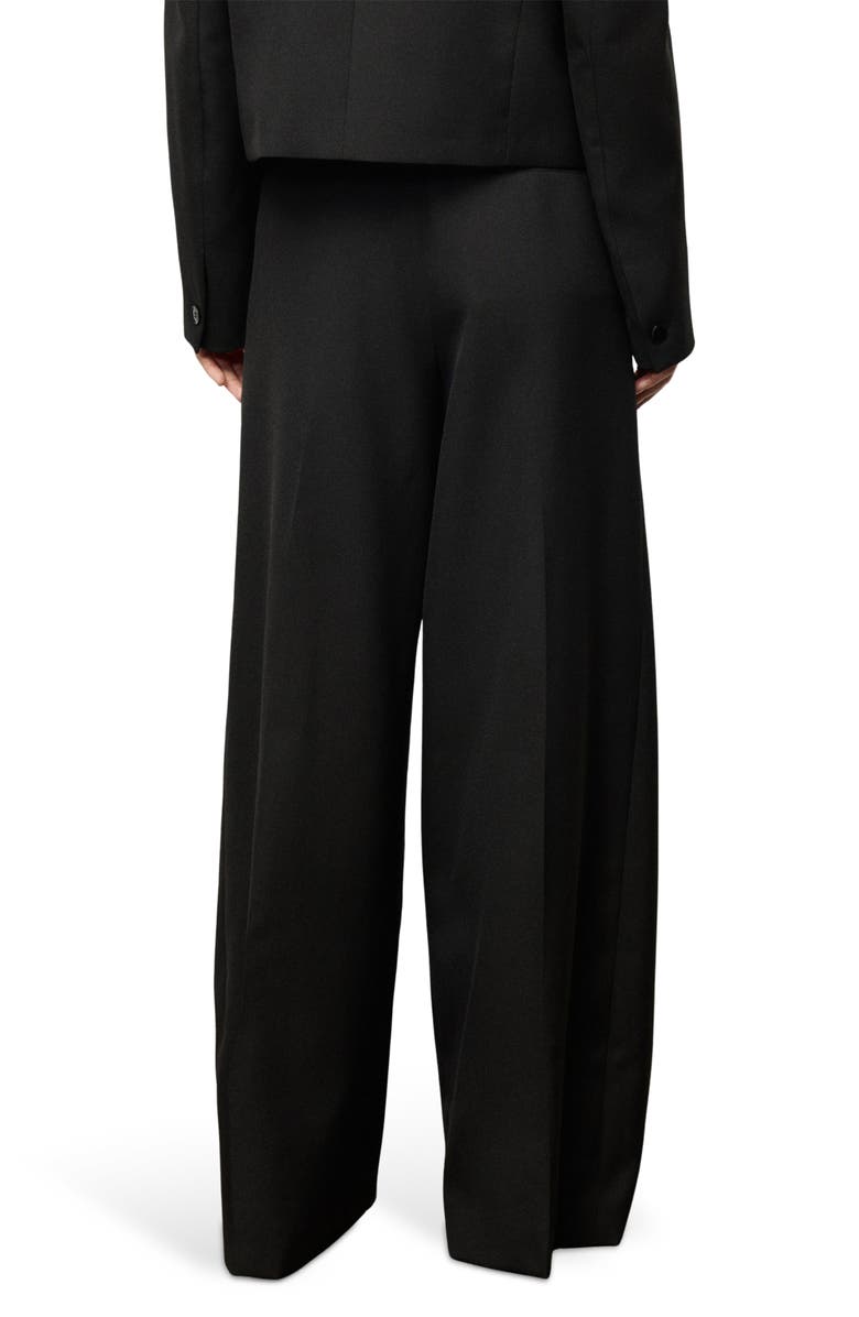 MANGO Pleated Wide Leg Pants, Alternate, color,